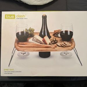 Portable charcuterie board. Brand new, in box.